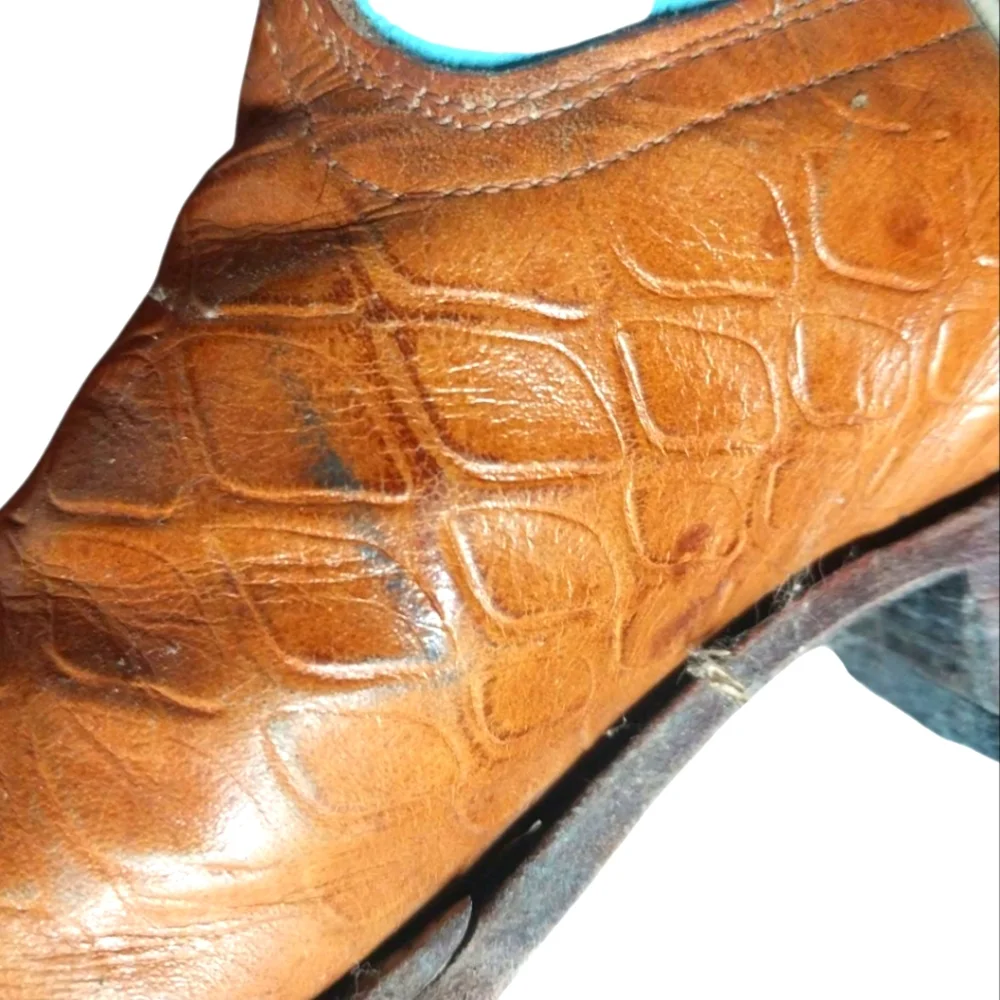 Ferrini Leather Cowboy Boots For Women Preloved Condition - Picture 5 of 6